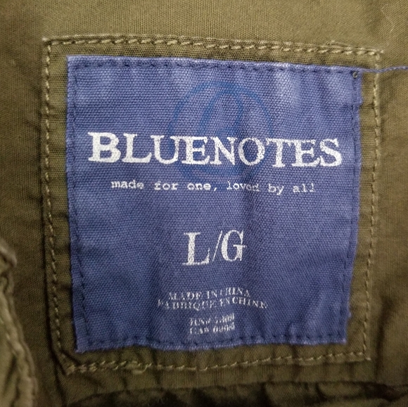 Bluenotes L Army Green Slim-Fit Button-Down Shirt - Picture 8 of 10